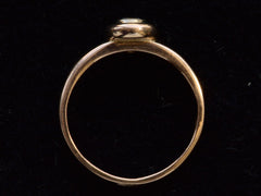 c1960 0.10ct Bezel Ring (profile view)