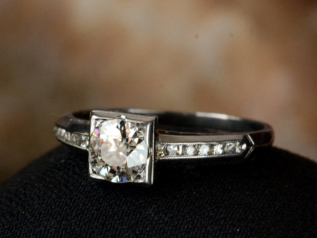 c1930 Deco 0.60ct Ring (side view)