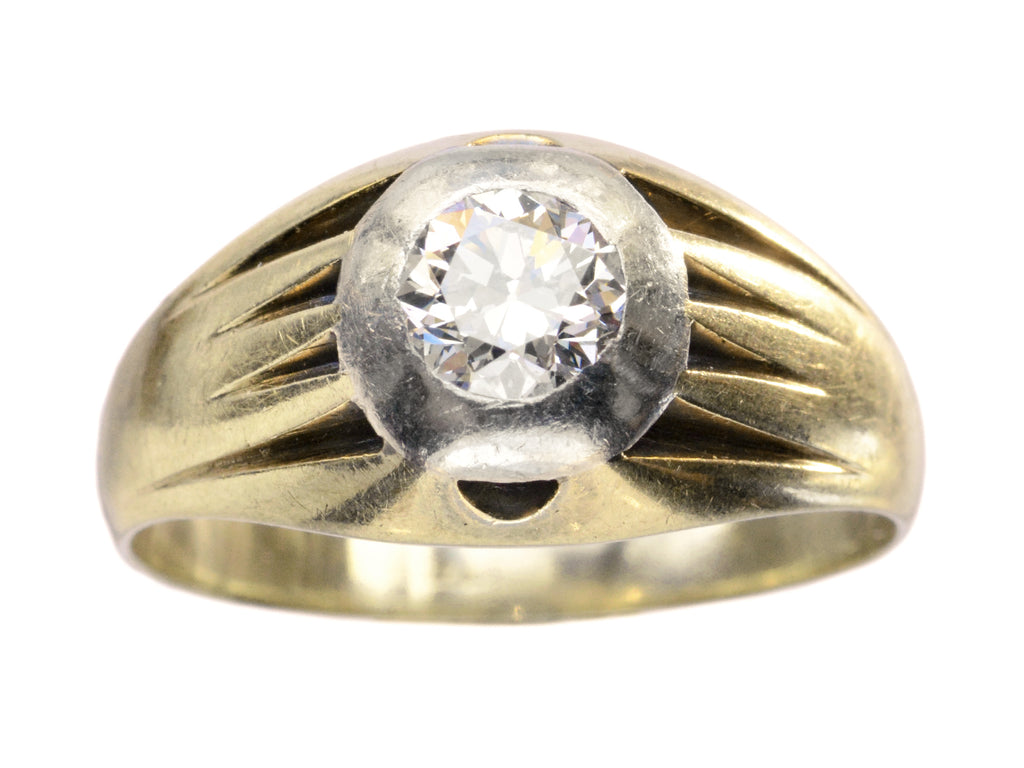 c1920 Deco 0.70ct Ring (on white background)