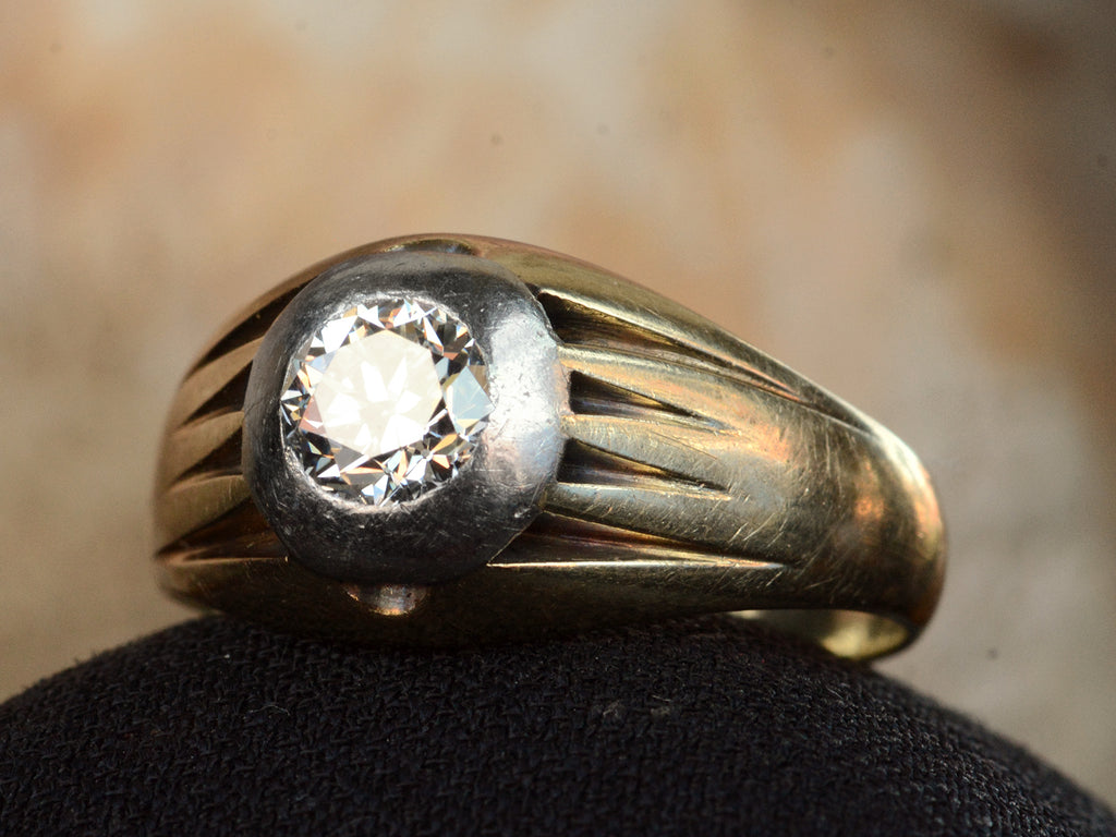 c1920 Deco 0.70ct Ring (side view)