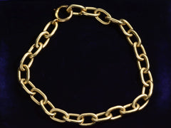 thumbnail of c1950 Chain Link Bracelet (on black background)