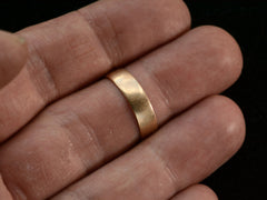 thumbnail of 1899 4.9mm 14K Band (on finger for scale)