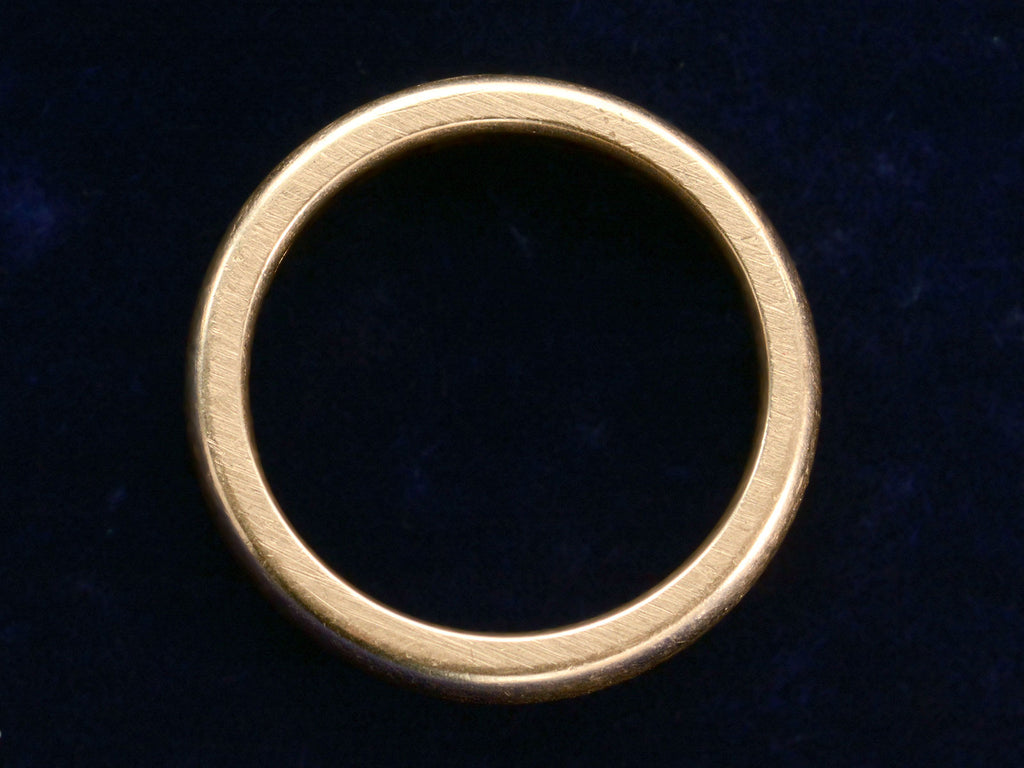 1907 3.5mm 18K Wedding Band (side profile view)