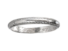 thumbnail of 1931 Decorated Platinum Band (on white background)