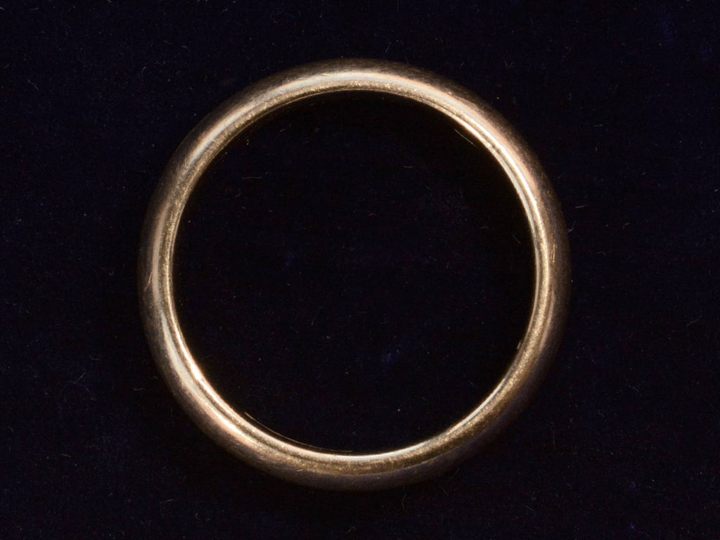 c1900 5.0mm Gold Band (profile view)