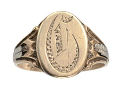 thumbnail of c1920 "C" Signet Ring (on white background)