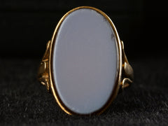 thumbnail of c1890 Blue Agate Signet (on black background)