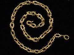thumbnail of c1990 18K Barnacle Chain (on black background)