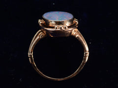 thumbnail of c1930 Black Opal Ring (profile view)
