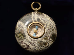 thumbnail of c1890 Stone Compass (on black background)