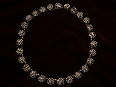 thumbnail of c1850 Cut Steel Necklace (on dark background)