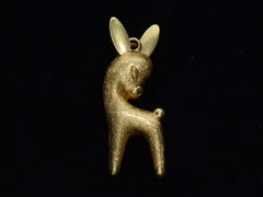 thumbnail of c1980 Baby Deer Charm (on black background)