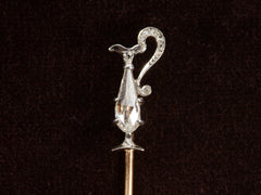 c1890 French Diamond Ewer (on dark background)