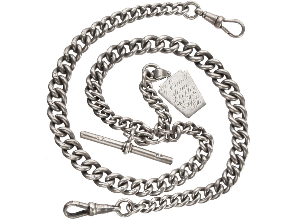 1904 Double Albert Chain (on white background)