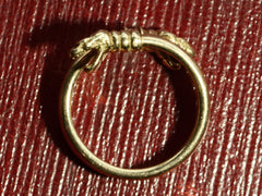 thumbnail of c1950 French Snake Ring (profile view)