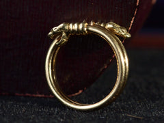 thumbnail of c1950 French Snake Ring (on black background)
