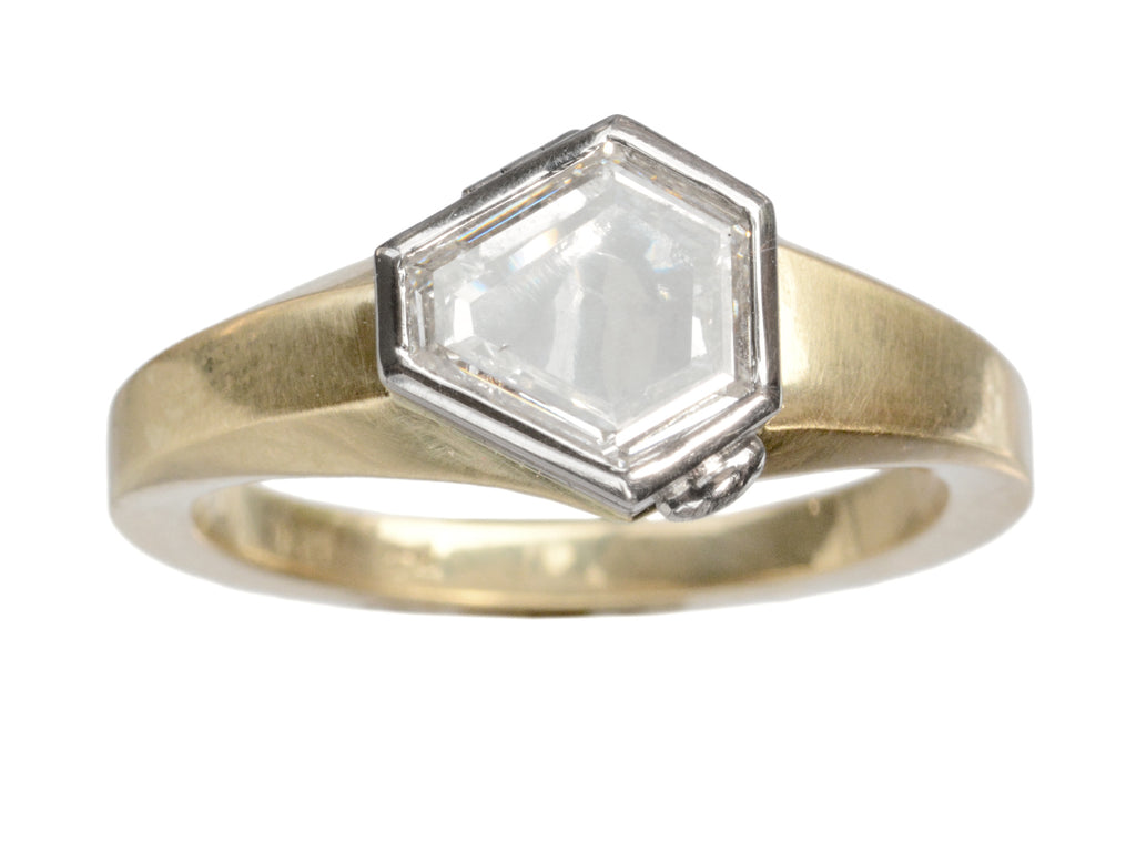 EB Diamond Locket Ring (on white background)