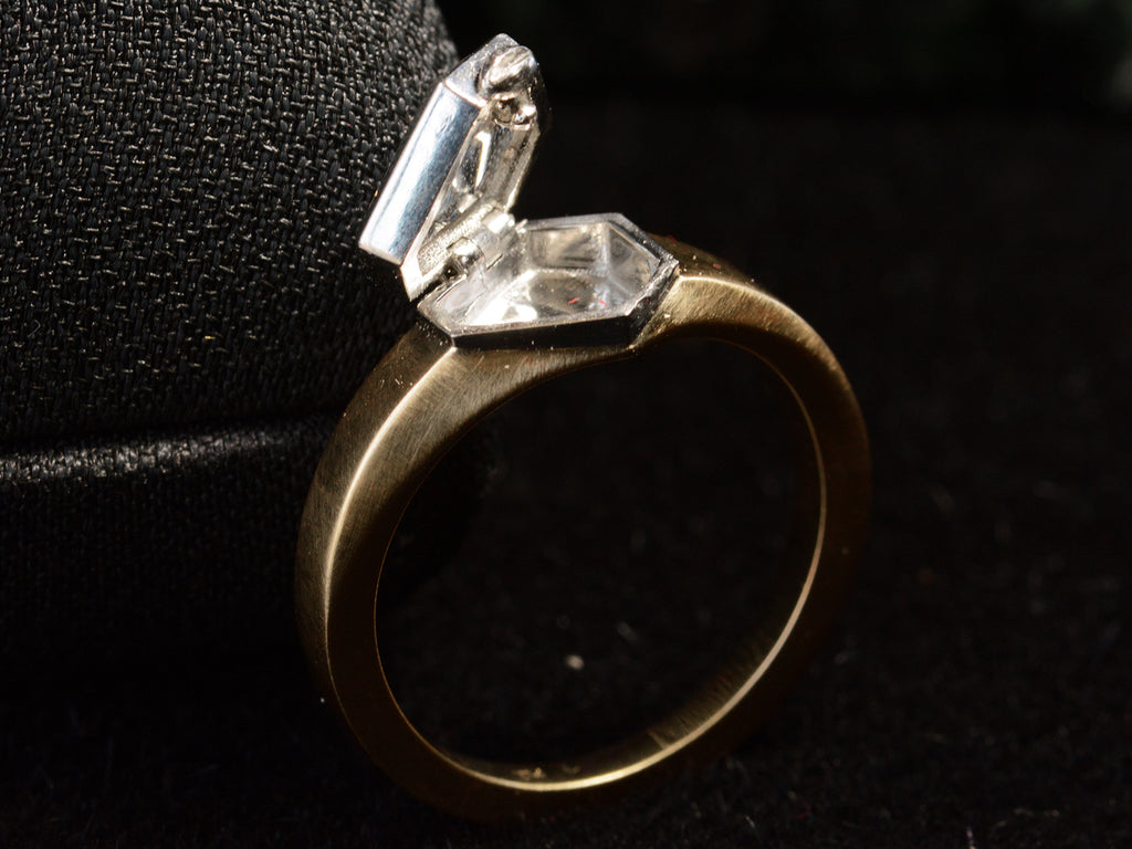EB Diamond Locket Ring (shown open)