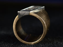 EB Rhomboid Diamond Ring (profile view)