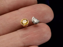 thumbnail of EB Sun & Moon Studs (on finger for scale)