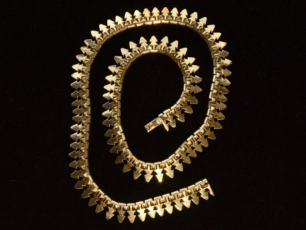 c1890 French 18K Collar (shown open)