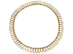 c1930 Gay Frères 18K Collar (on white background)