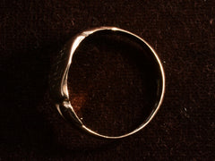 1918 Shield Signet Ring (profile view)