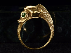 c1960 Koi Fish Ring (left profile view)