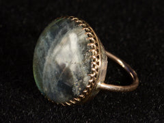 c1900 Labradorite Ring (side view)