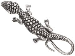 thumbnail of c1980 Silver Lizard Brooch (on white background)