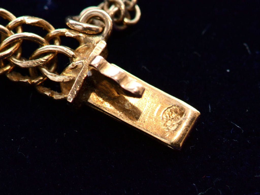 c1950 Mesh 18K Necklace (detail)