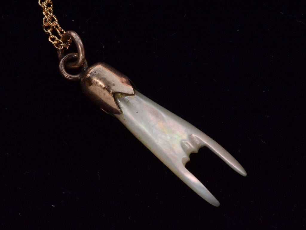 c1890 Mother of Pearl Mano (side view)