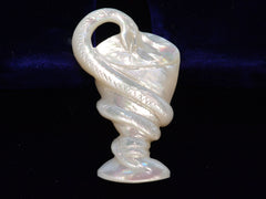 c1900 Snake & Cup Pin (on black background)