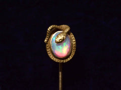 thumbnail of c1890 Snake Opal Pin (on black background)