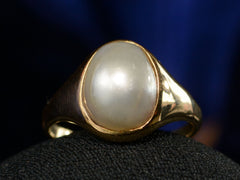 c1910 Pearl Ring (detail)