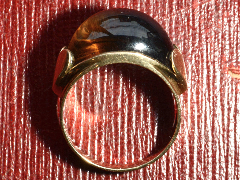 1970s Smokey Quartz Ring (profile)