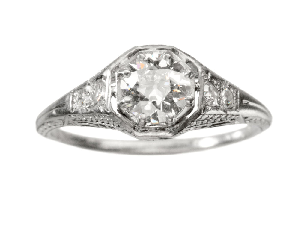 c1920 Tiffany & Co 0.65ct Ring (on white background)