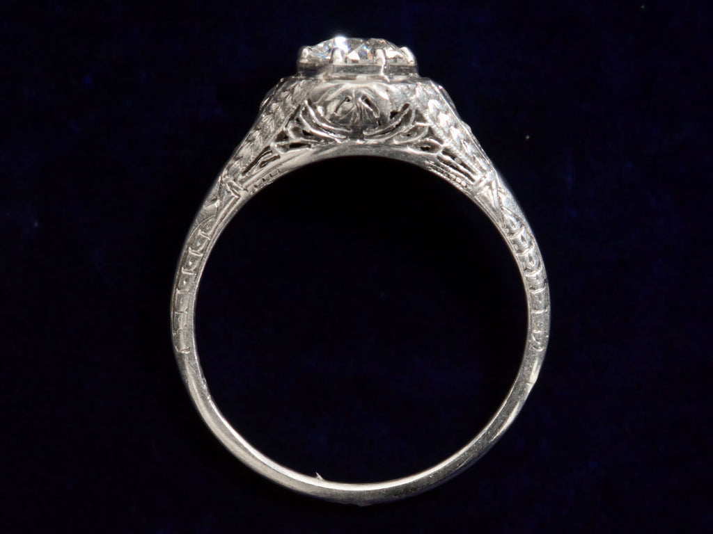 c1920 Tiffany & Co 0.65ct Ring (profile view)