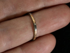 thumbnail of 1933 Two-Toned Band (on finger for scale)