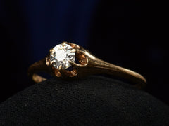 thumbnail of c1890 0.35ct Victorian Ring (side view)