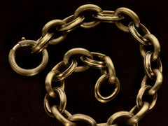 c1880 Victorian Chain Bracelet (clasp detail shown open)