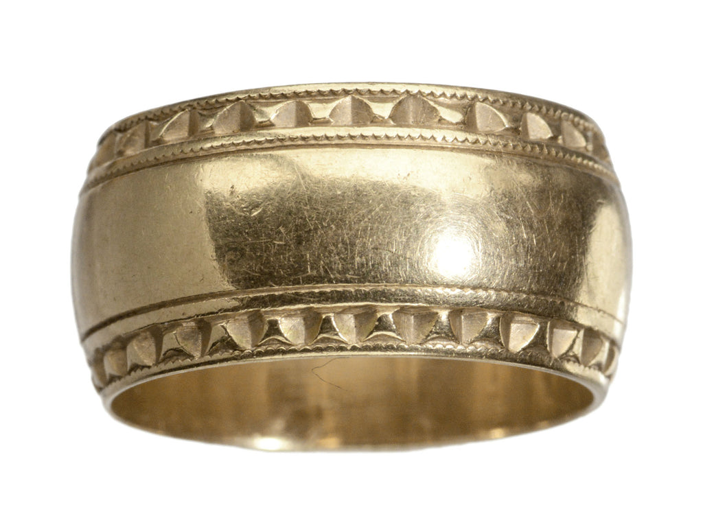 c1940 Wide Decorated Band (on white background)