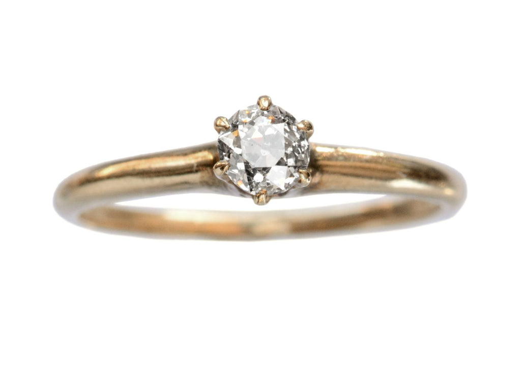 c1900 Victorian Solitaire (on white background)