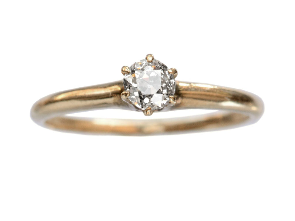 c1900 Victorian Solitaire (on white background)