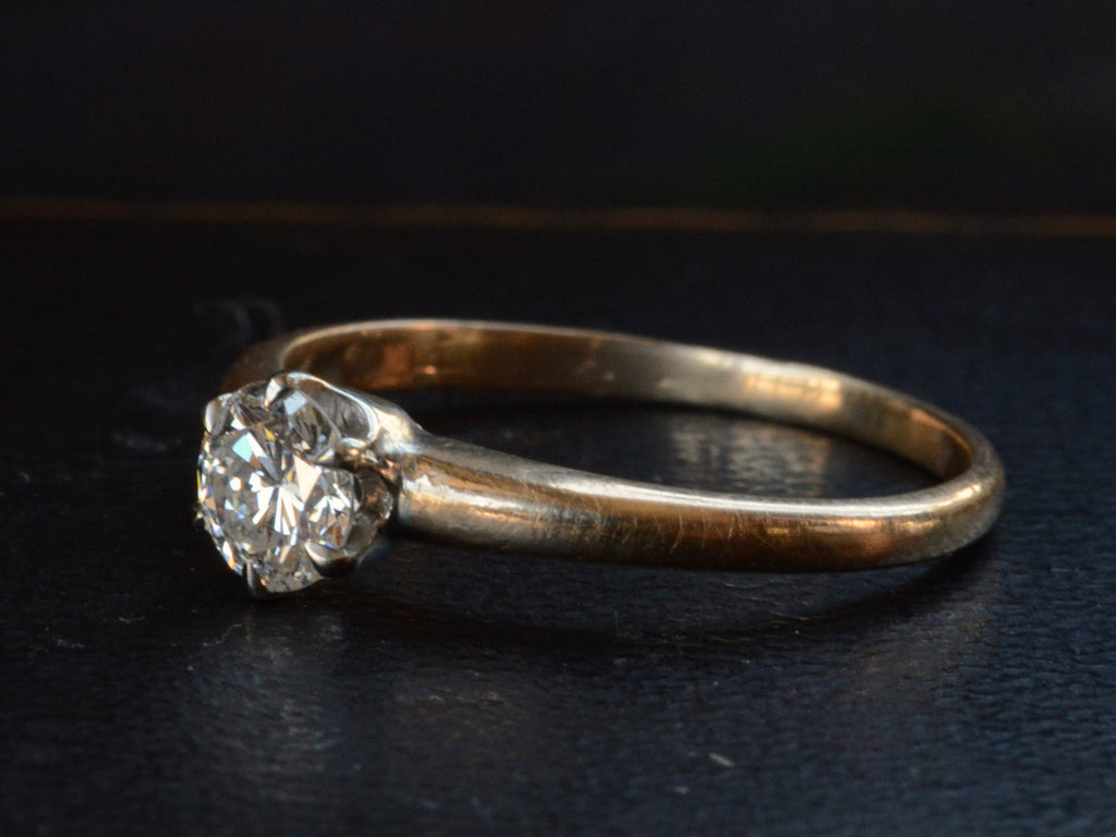 1920s 0.47ct Diamond Solitaire (side view)