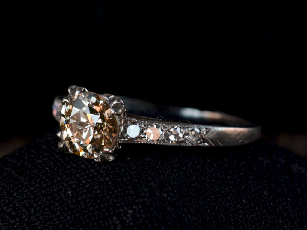 1930s Brown Diamond Ring