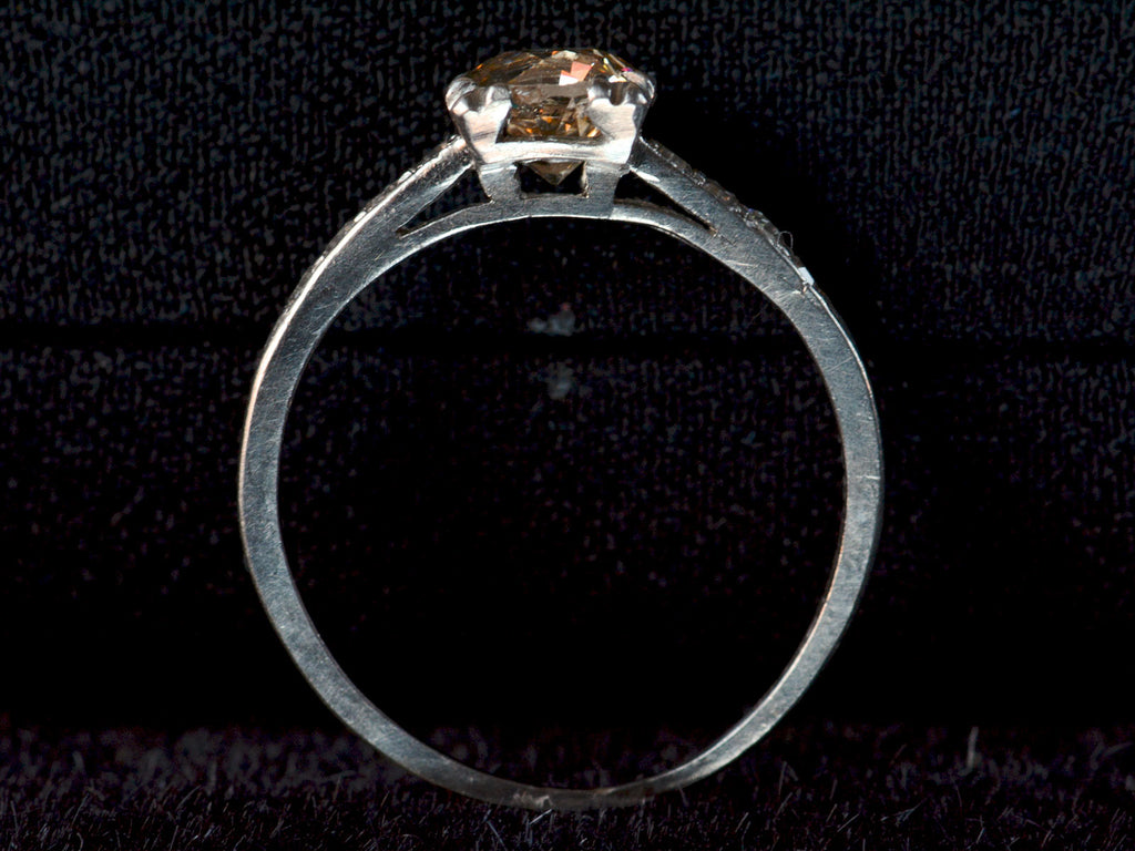 1930s Brown Diamond Ring