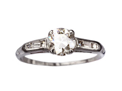 1930s 0.83ct Diamond Ring