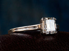 thumbnail of 1940s Tiffany 0.88ct Emerald Cut (side view)