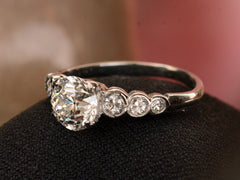 c1935 Art Deco 1.10ct Ring (upside down view)